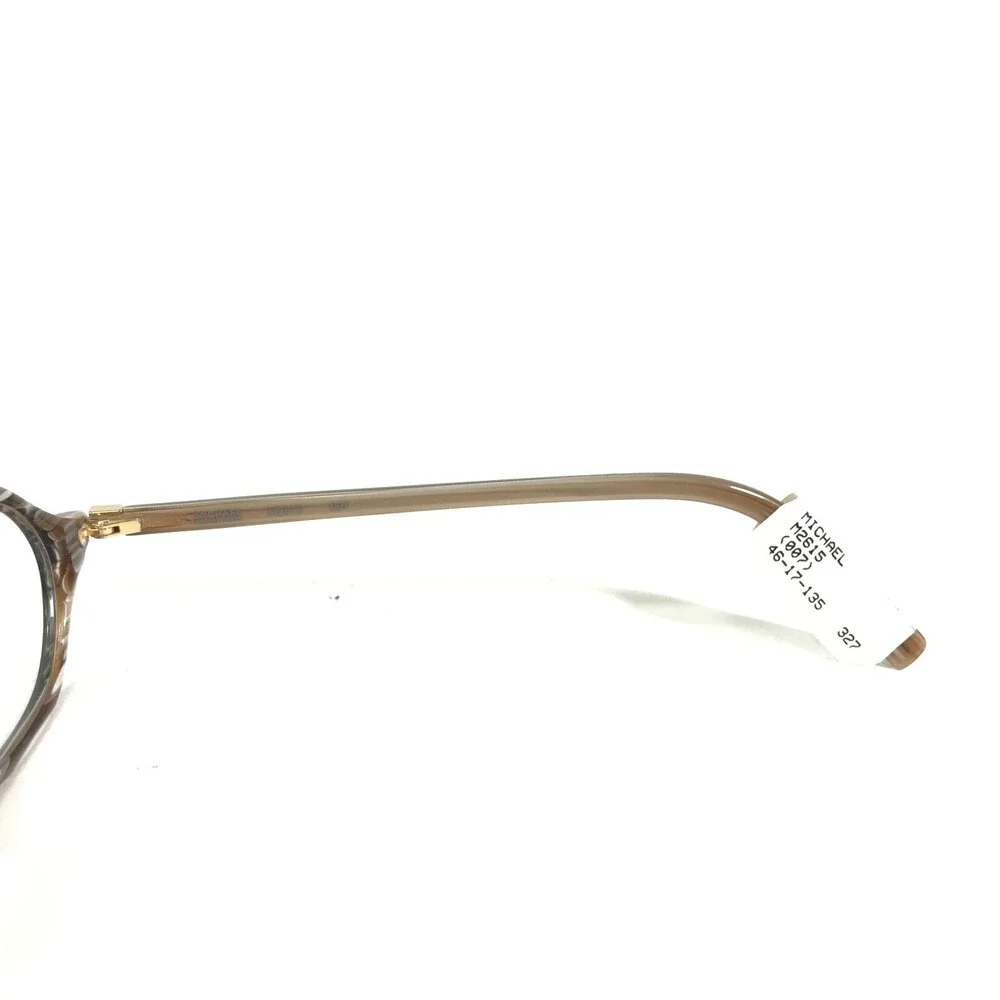 Michael Kors Eyeglasses Frames M2615 007 Brown Rectangular Full Rim 46-17-135